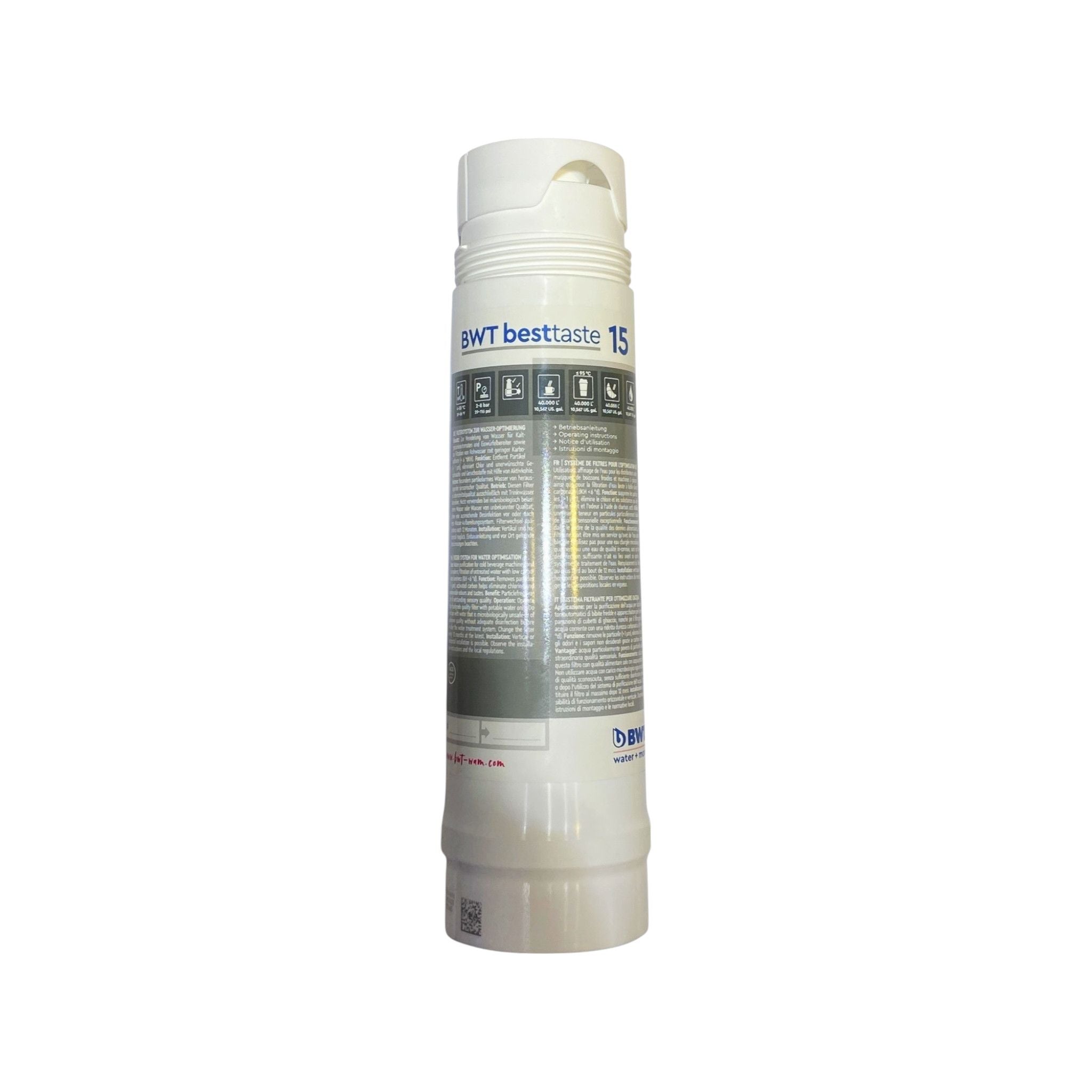 Bwt besttaste 15 Aktivkohle Filter mit Partikel Vorfiltration