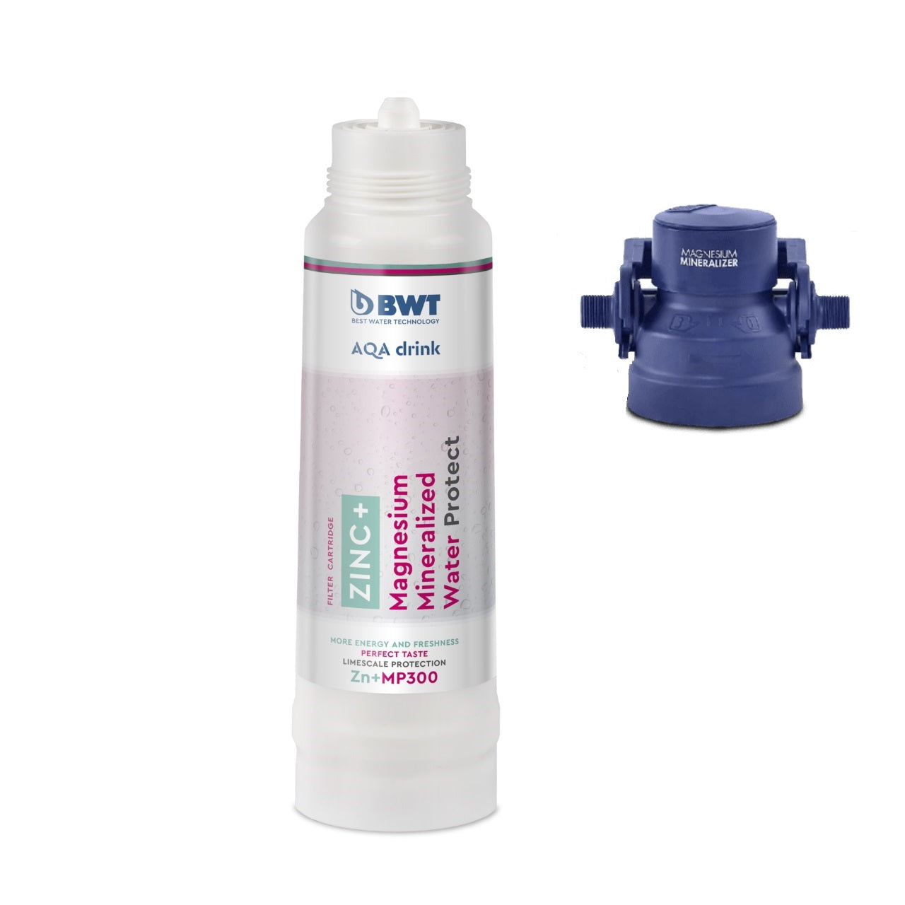 Bwt ZINC+MP300 Starterset mit Magnesium Mineralized Filterkopf
