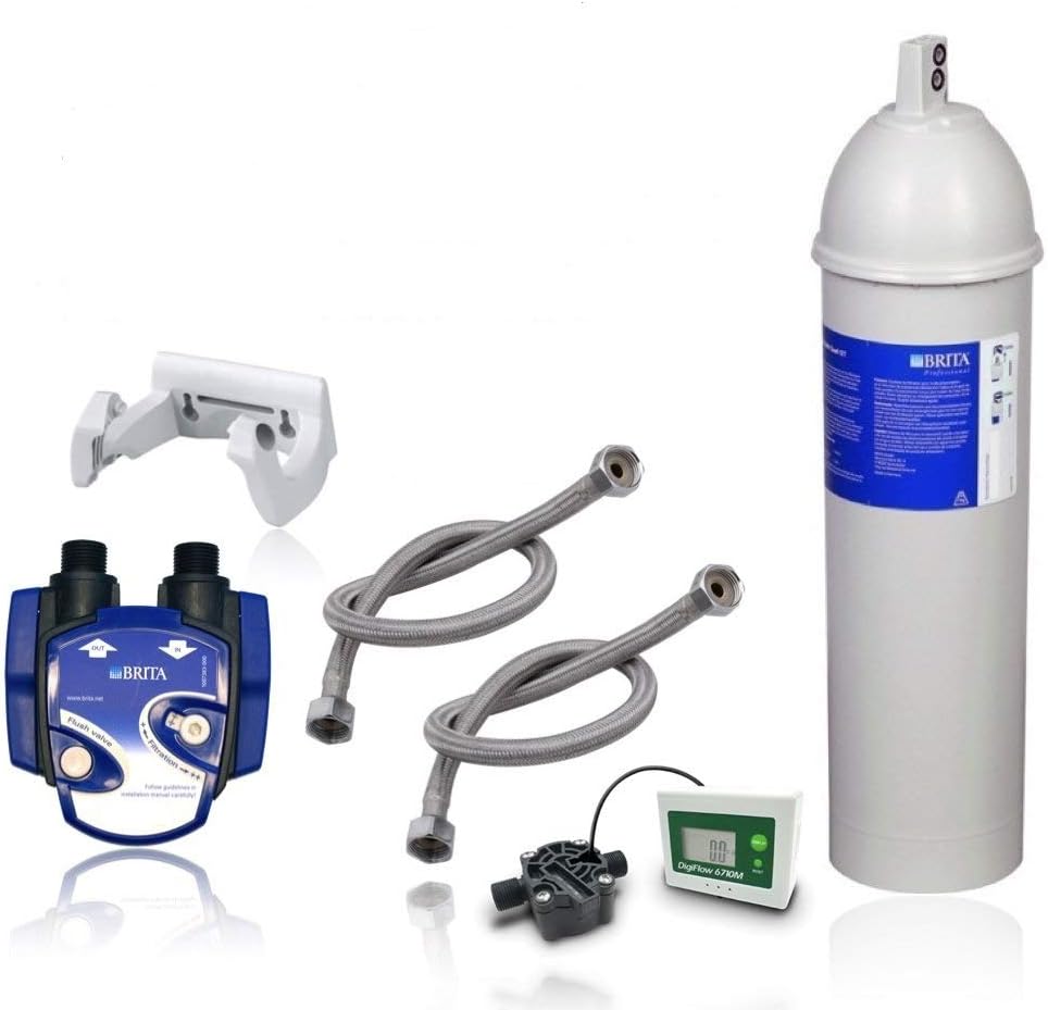 rita C300 Untertisch-Wasserfilter Set mit Filterwechsleanzeige Ideal für Gastronomie