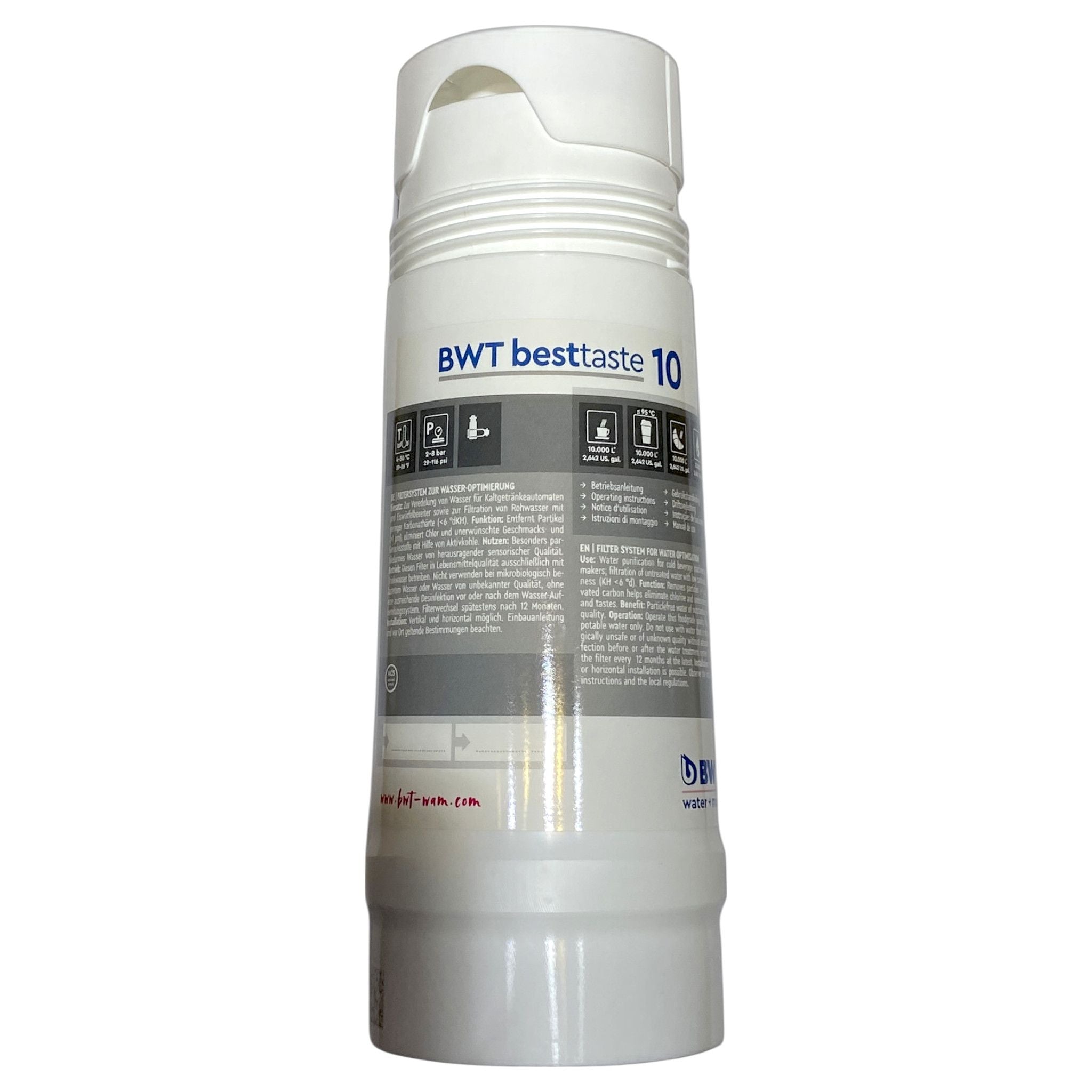 Bwt besttaste 10 Aktivkohle Filter mit Partikel Vorfiltration